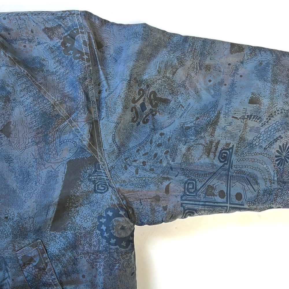 Vintage bomber jacket silk - Picture 3 of 8